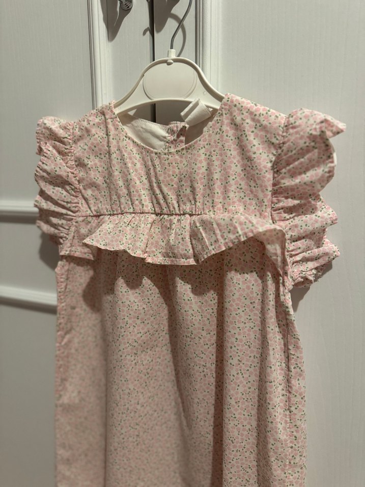 H&M Kız Çocuk Çiçek Desenli Elbise - Görsel 3