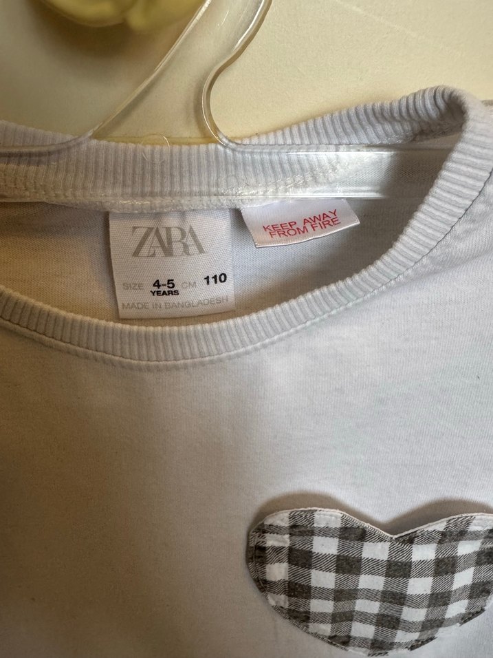 Zara Kız Çocuk Tişört - Görsel 2