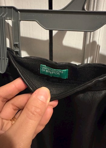 Benetton Kız Çocuk Deri Etek - Görsel 2