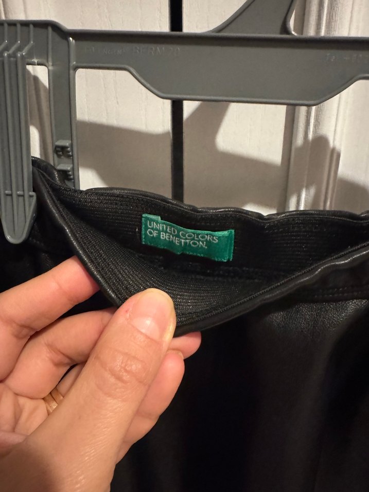 Benetton Kız Çocuk Deri Etek - Görsel 2