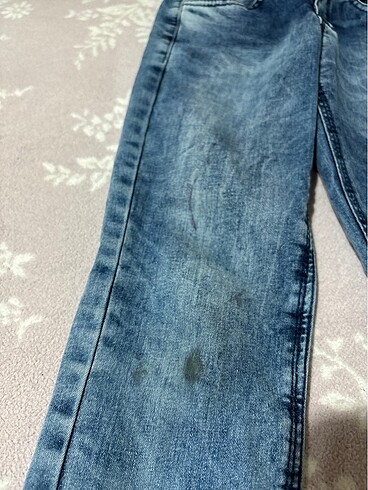 7 Yaş Beden mavi Renk Jeans pantolon