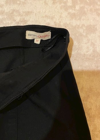 Siyah Midi Kalem Etek - Görsel 2