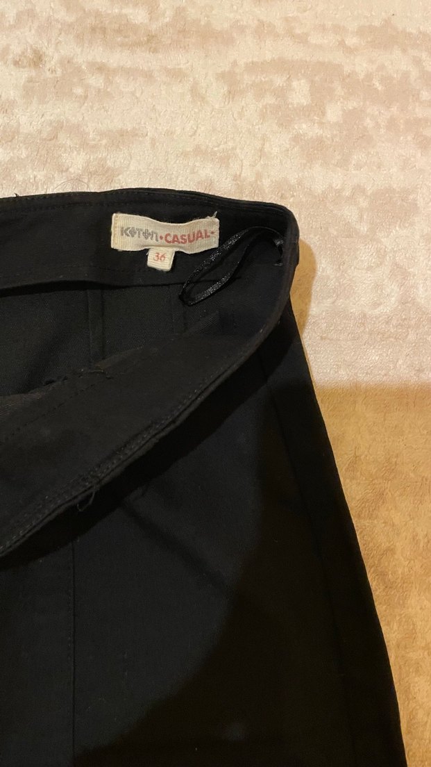 Siyah Midi Kalem Etek - Görsel 2