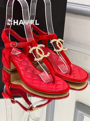Chanel Chanel İthal Topuklu Sandalet