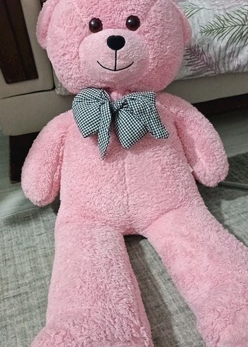 Pembe Peluş Ayıcık Oyuncak - Görsel 2