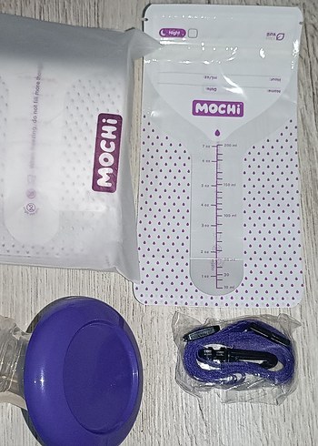 Mochi Hafif Mor Göğüs Pompası - Görsel 4