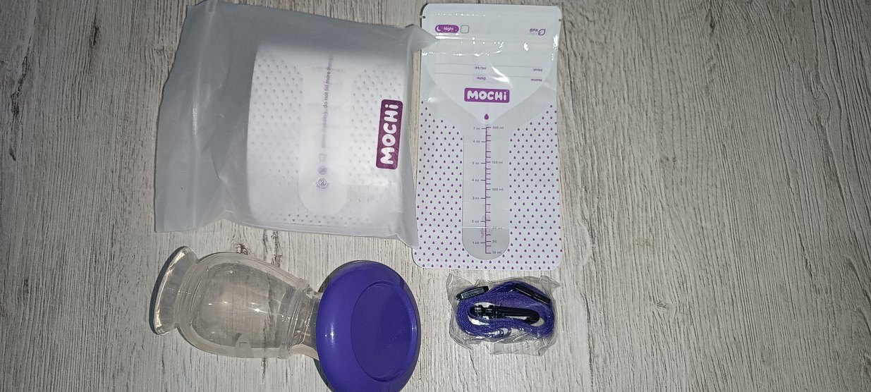 Mochi Hafif Mor Göğüs Pompası - Görsel 4