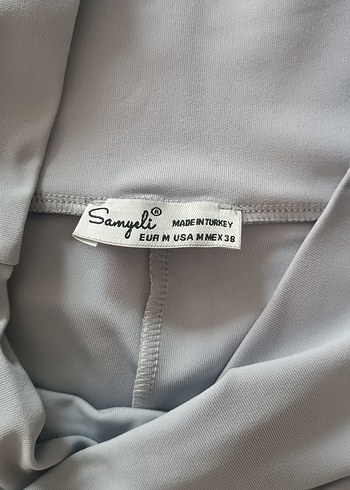 Bej Midi Kumaş Pantolon, Yırtmaçlı, Regular Fit - Görsel 4