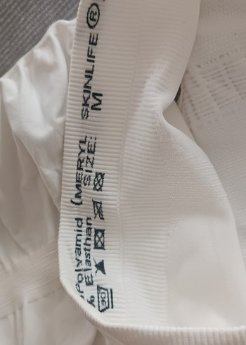 Minimalist Beyaz ve sarı Midi Kadın İç Çamaşırı 2 adet - Görsel 6