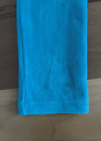 Kız Çocuk Mavi Sıkı Kesim Tayt - Görsel 5