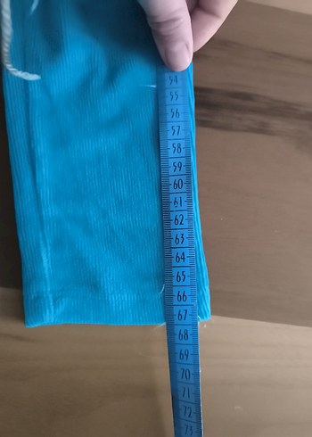 Kız Çocuk Mavi Sıkı Kesim Tayt - Görsel 6