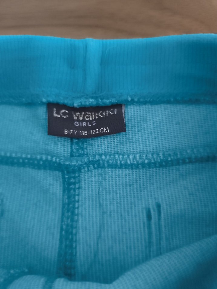 Kız Çocuk Mavi Sıkı Kesim Tayt - Görsel 3