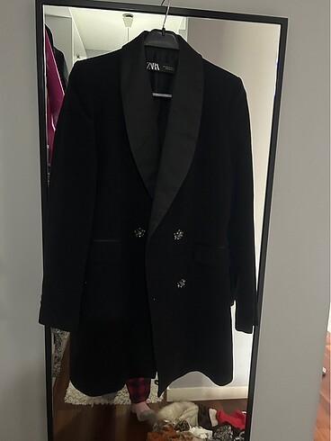 Zara mini ceket elbise
