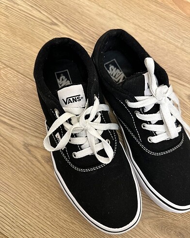 38 Beden siyah Renk Orijinal Vans Sneakers