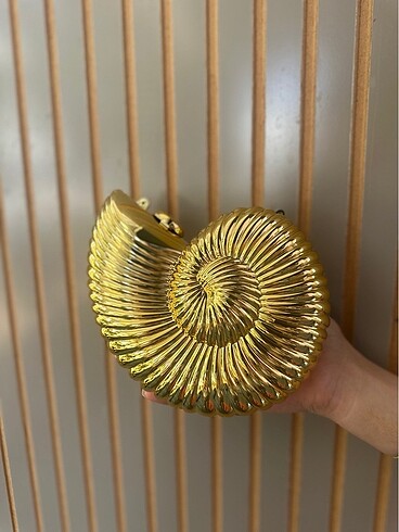 Gold deniz kabuğu çanta