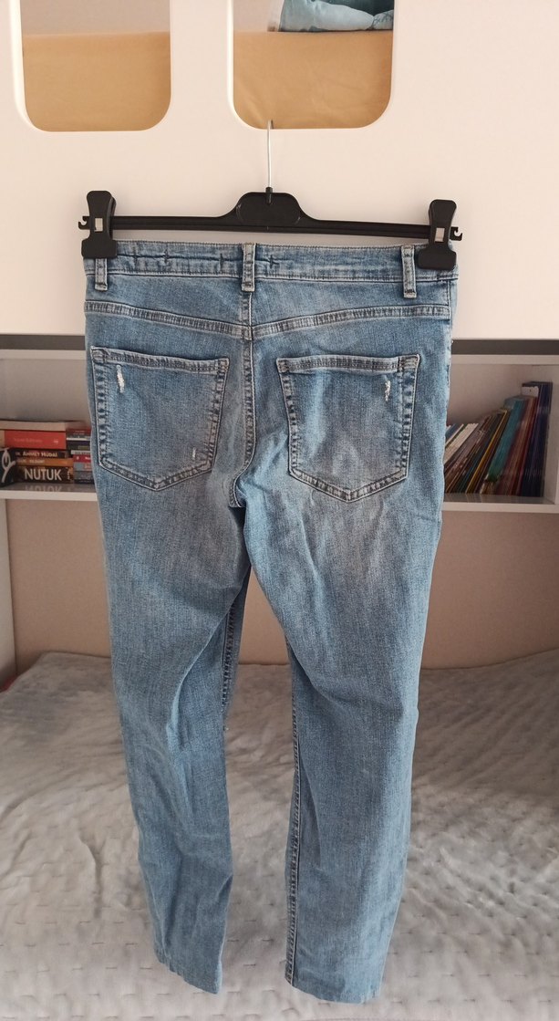 maviRenkli Kadın Kot Pantolon - Görsel 4