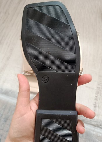 Paris Mood Beyaz Deri Kadın terlik - Görsel 2