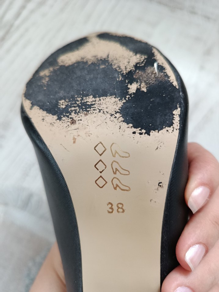 Kadın Siyah Stiletto Topuklu Klasik Ayakkabı - Görsel 3