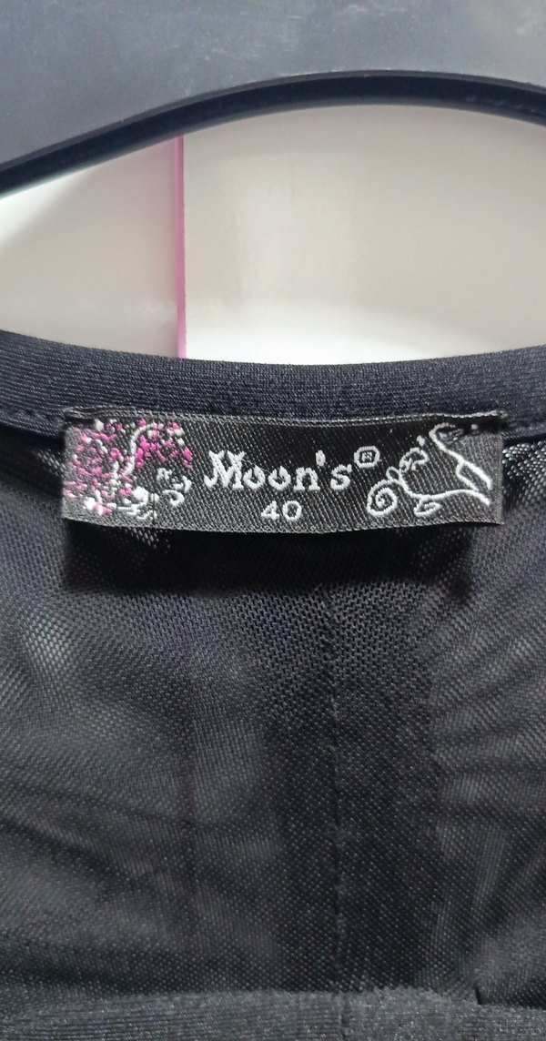 Düğmeli siyah Kadın Blazer - Görsel 4