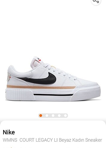 Nike Beyaz Kadın Ayakkabısı 