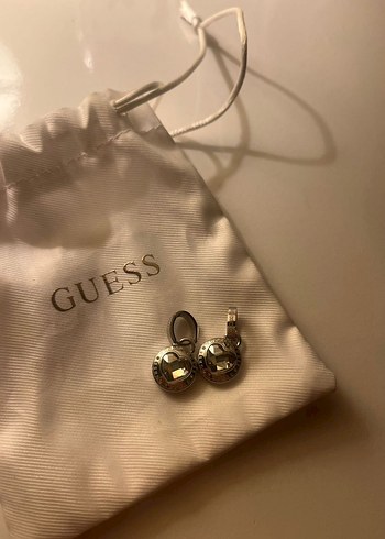 Beden Guess Beyaz Kalpli Kadın Küpe