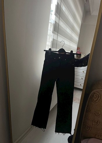 s Beden Mavi Kadın Regular Fit Midi Kot Pantolon