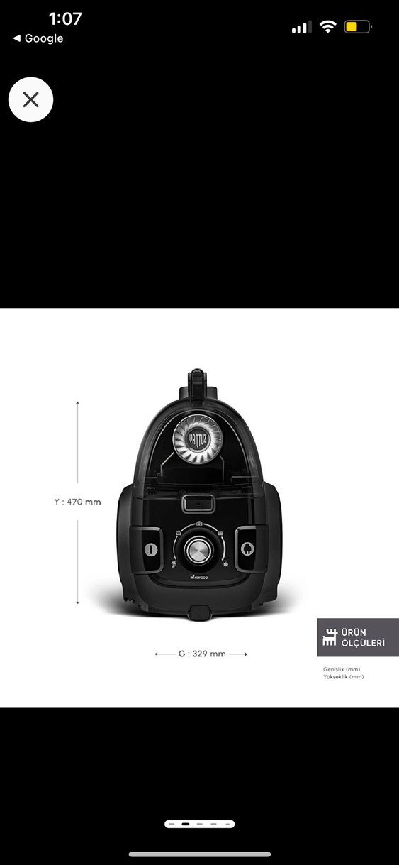 Karaca Elektrikli Süpürge - Görsel 3