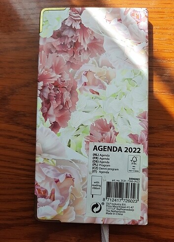  Beden Renk 2022 yılına ait çok tatlı ajanda