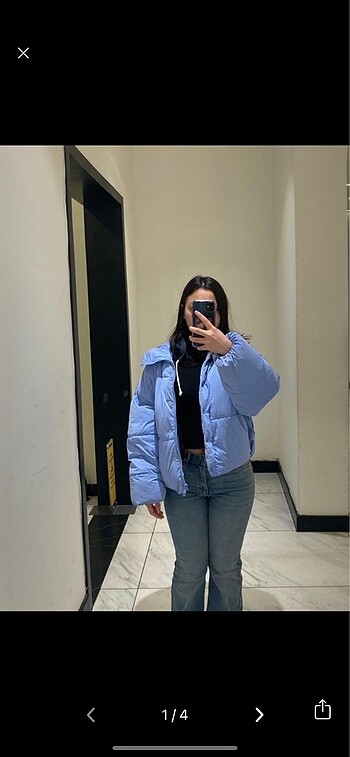 Zara zara mavi mont
