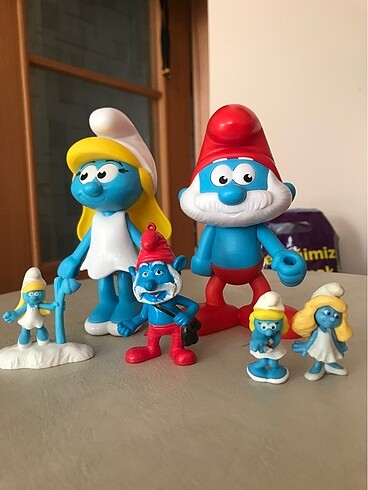 The smurfs (şirinler) oyuncakları