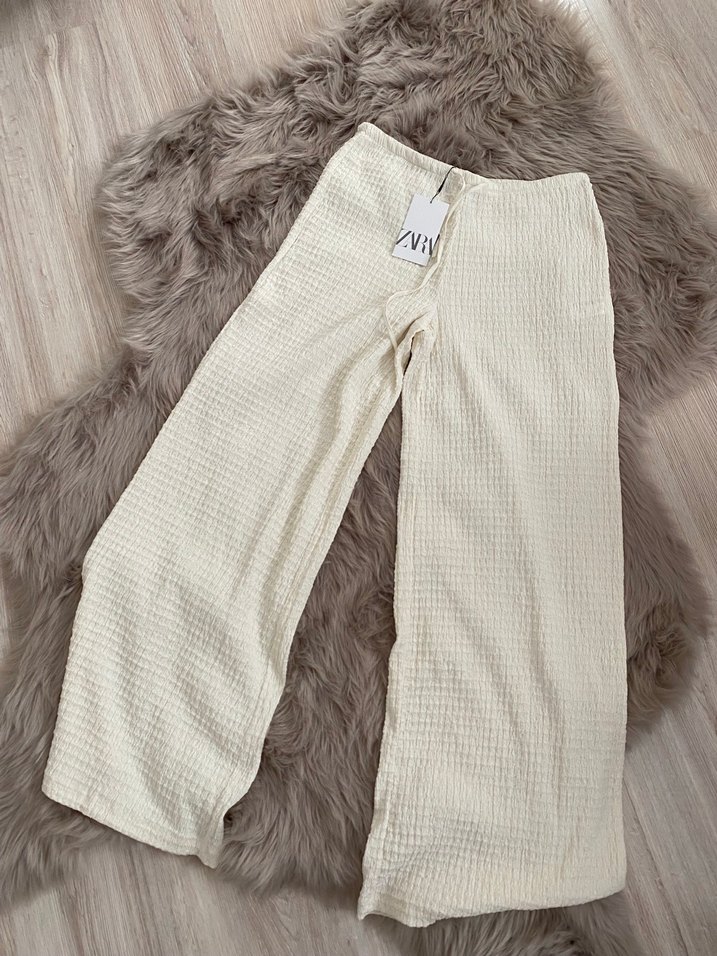 ZARA DOKULU PANTOLON - Görsel 4