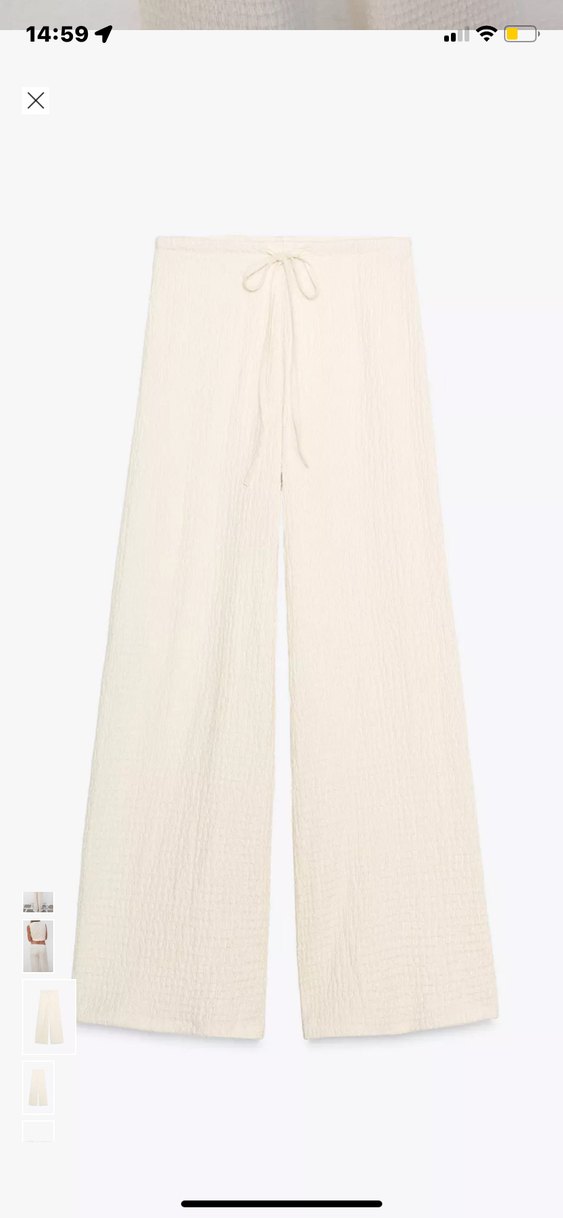 ZARA DOKULU PANTOLON - Görsel 2