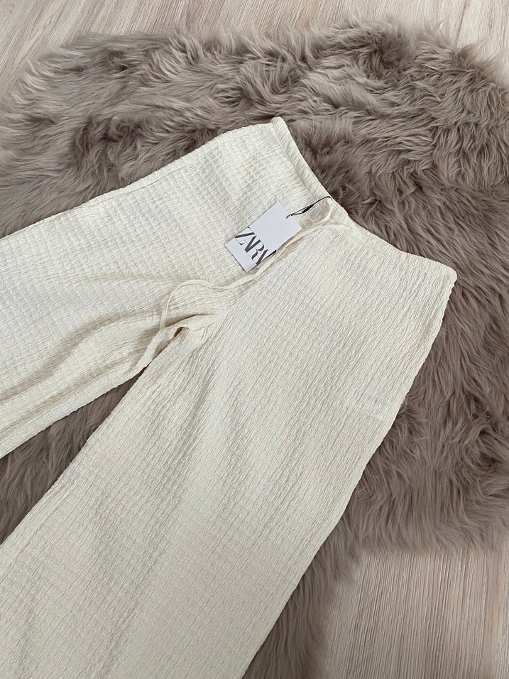 ZARA DOKULU PANTOLON - Görsel 5