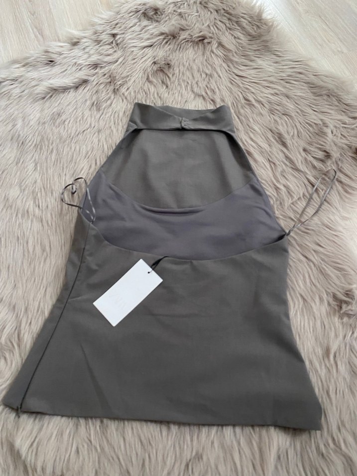 ZARA HALTER BLUZ - Görsel 4