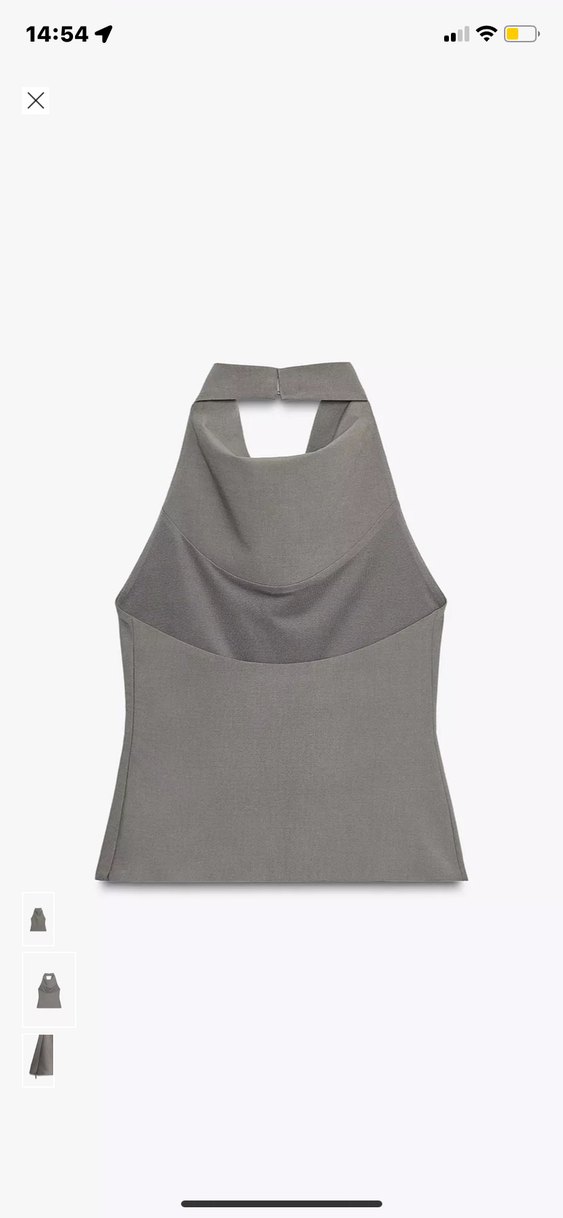 ZARA HALTER BLUZ - Görsel 2