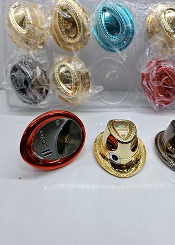 Renkli Mini Kovboy Şapka Çakmak - Görsel 5