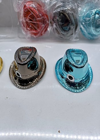 Renkli Mini Kovboy Şapka Çakmak - Görsel 4