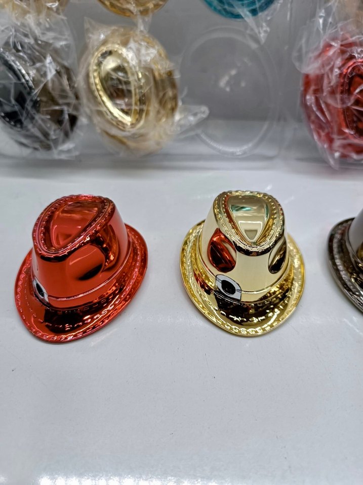 Renkli Mini Kovboy Şapka Çakmak - Görsel 3