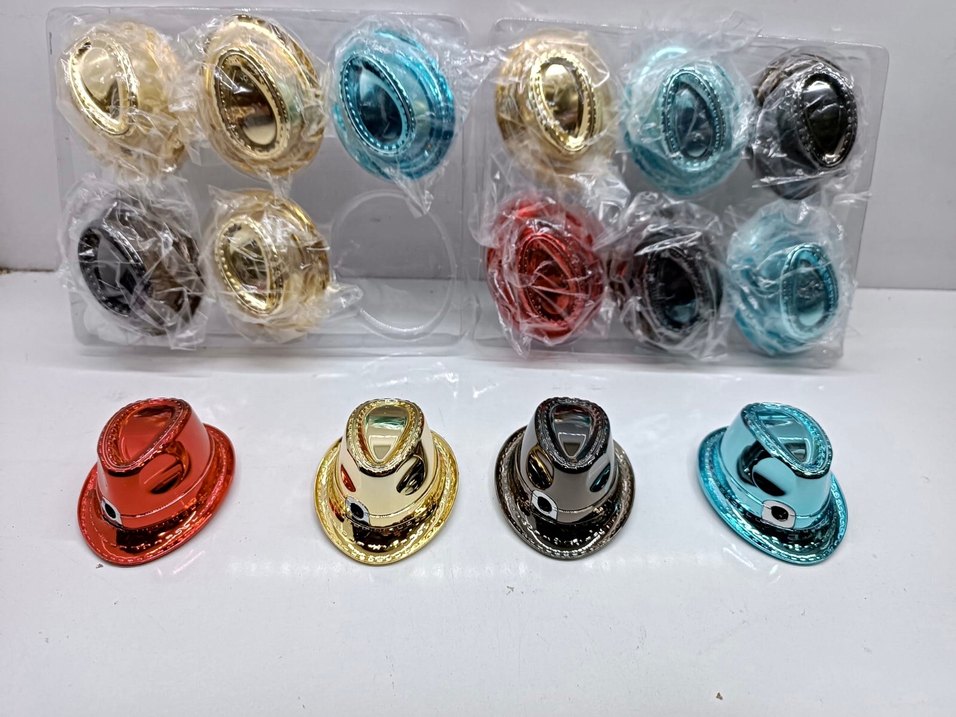 Renkli Mini Kovboy Şapka Çakmak - Görsel 2