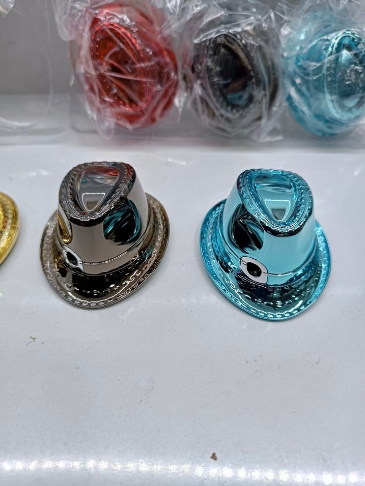 Renkli Mini Kovboy Şapka Çakmak - Görsel 4