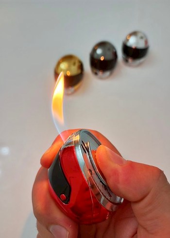 Renkli Motosiklet Kask Çakmak - Görsel 2