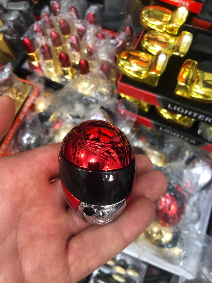 Renkli Motosiklet Kask Çakmak - Görsel 4