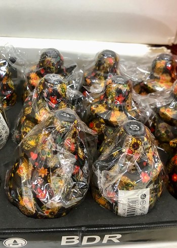 Kafatası Desenli Çok Renkli Figürin Çakmak Sesli - Görsel 3