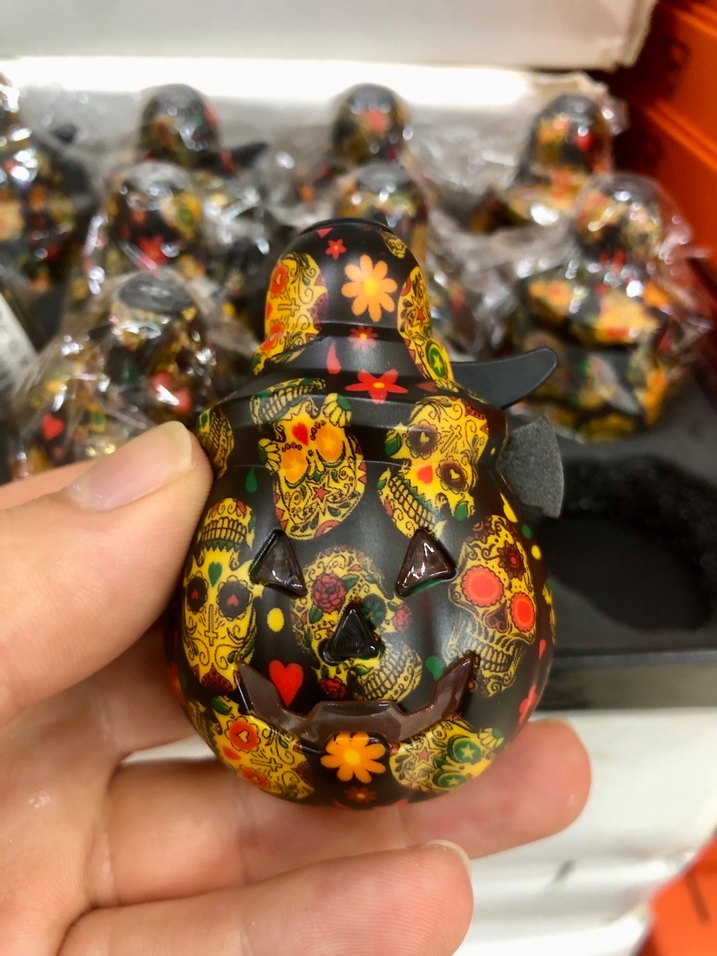 Kafatası Desenli Çok Renkli Figürin Çakmak Sesli - Görsel 5