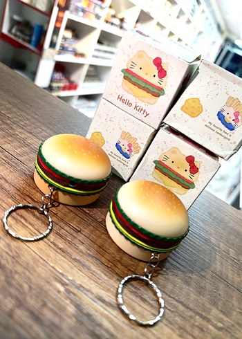 Hello Kitty Hamburger Çakmak Anahtarlık - Görsel 2