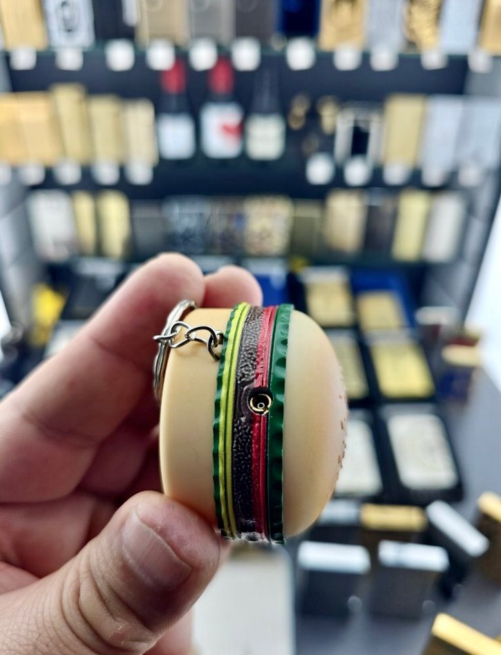 Hello Kitty Hamburger Çakmak Anahtarlık - Görsel 5