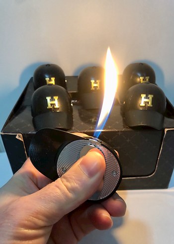 Beyaz H Harfli  Şapka Çakmak - Görsel 9