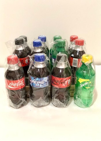 Renkli İçecek Şişeleri Pepsi Cola Çakmak - Görsel 2