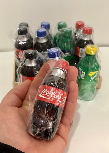 Renkli İçecek Şişeleri Pepsi Cola Çakmak - Görsel 3