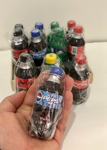 Renkli İçecek Şişeleri Pepsi Cola Çakmak - Görsel 5